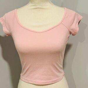 Pink Women's Crop Top
